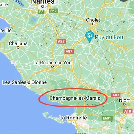 Casa de Férias Sud Vendee 85, 25 Min De La Rochelle, Maison De 60 M2, 2 Chambres, 4 Personnes, Jardin Clos *